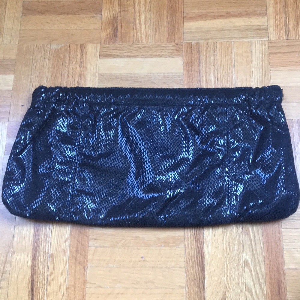 Faux Snake skin clutch